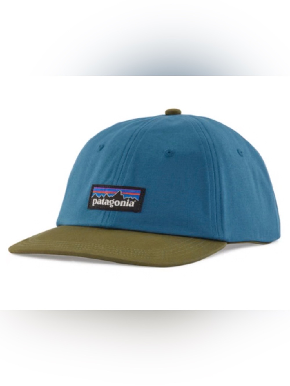 Patagonia P-6 Trad Cap with Olive Brim Baseball Hat